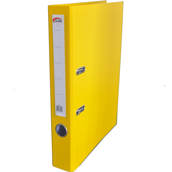 Elba Büro Klasör Dar Plastik Sarı (1 Adet) resmi