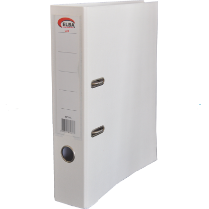 Elba Büro Klasör Geniş Plastik Beyaz (25 Adet) resmi