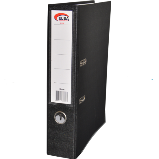 Elba Büro Klasör Geniş Plastik Siyah (25 Adet) resmi
