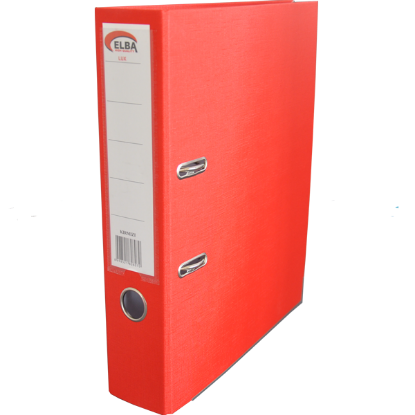 Elba Büro Klasör Geniş Plastik Kırmızı (25 Adet) resmi