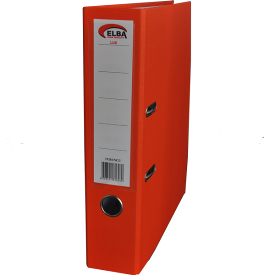 Elba Büro Klasör Geniş Plastik Turuncu (25 Adet) resmi