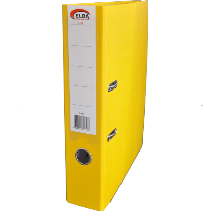 Elba Büro Klasör Geniş Plastik Sarı (25 Adet) resmi