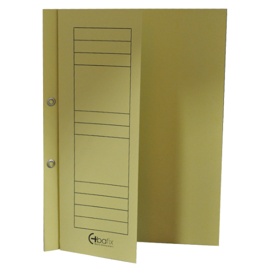 Bafix Yarım Kapak Dosya Karton Sarı (50 Adet) resmi