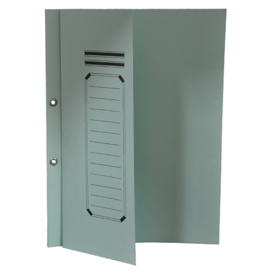 Bafix Yarım Kapak Dosya Karton Yeşil (50 Adet) resmi