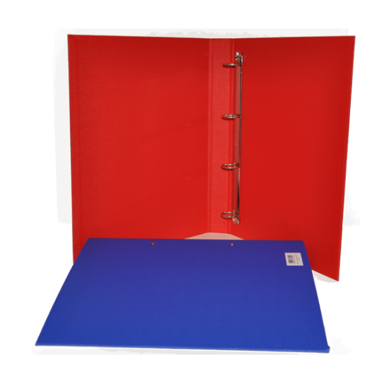 Bafix Talebe Klasörü Pvc 4 Halkalı A4 Kırmızı resmi