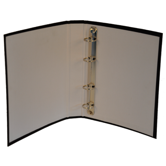 Bafix Talebe Klasörü Pvc 4 Halkalı A5 Siyah resmi