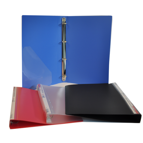 Bafix Halkalı Dosya PP 4 Halkalı A4 Mavi resmi