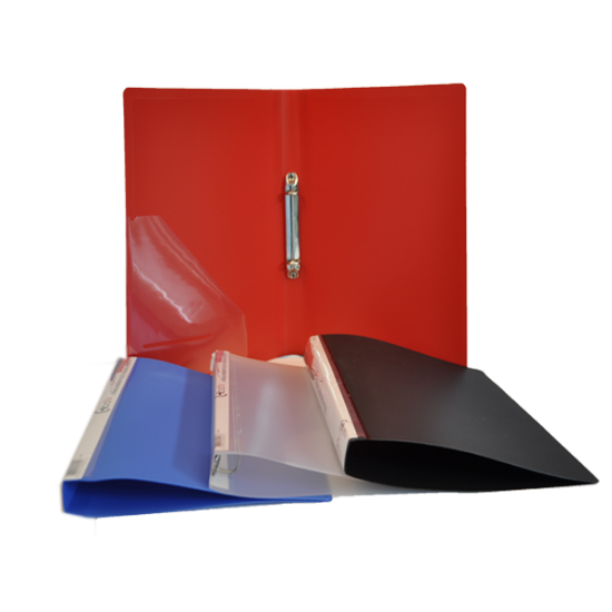 Bafix Halkalı Dosya PP 2 Halkalı A4 Kırmızı resmi