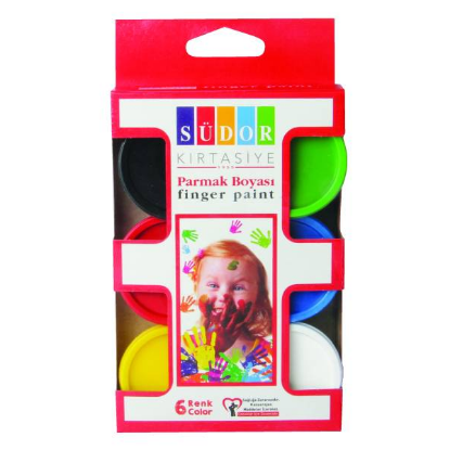 Südor Parmak Boyası Su Bazlı 30 ML 6 Renk SD822 resmi