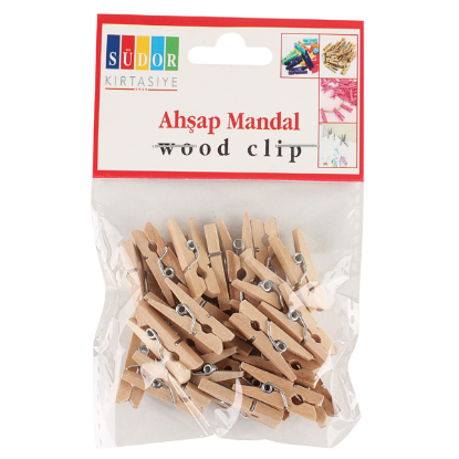 Südor Ahşap Mandal Küçük 30 LU BS100 resmi