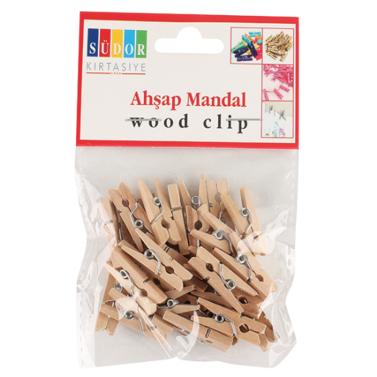 Südor Ahşap Mandal Küçük 30 LU BS100 resmi