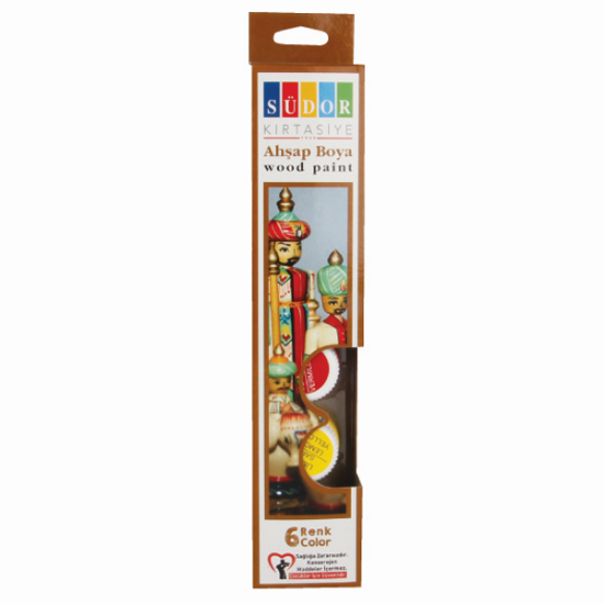 Südor Ahşap Boya 15 ML 6 Renk SD123 resmi