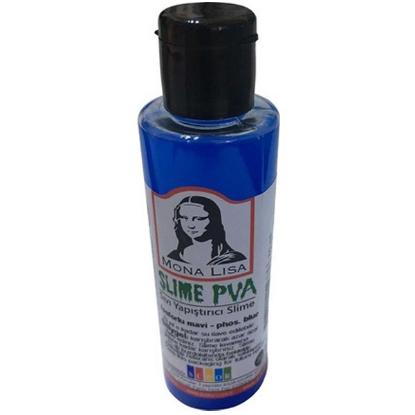 Mona Lisa Sıvı Yapıştırıcı Slime 70 ML Fosforlu Mavi SL01-13 (1 Adet) resmi