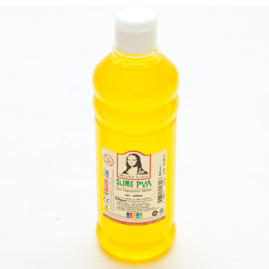 Mona Lisa Sıvı Yapıştırıcı Slime 500 ML Sarı SL05-2 resmi