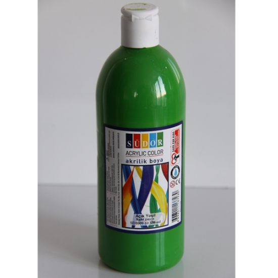 Südor Akrilik Boya 500 ML Açık Yeşil SD1009-10 resmi