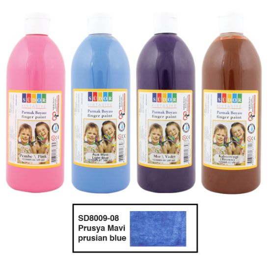 Südor Parmak Boyası 500 ML Prusya Mavi SD8009-08 resmi