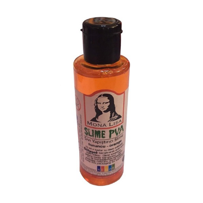 Mona Lisa Sıvı Yapıştırıcı Slime 70 ML Turuncu SL01-9 (12 Adet) resmi