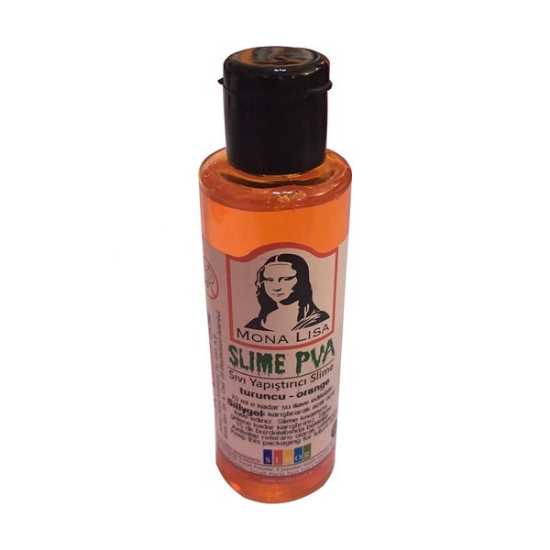 Mona Lisa Sıvı Yapıştırıcı Slime 70 ML Turuncu SL01-9 (12 Adet) resmi