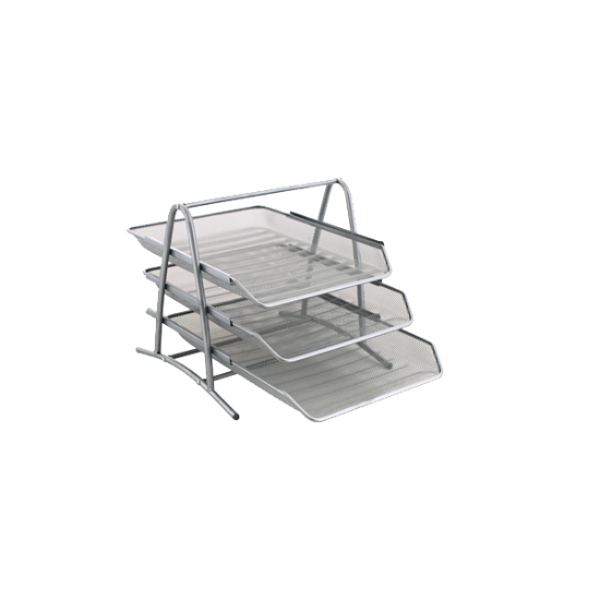 Globox Evrak Rafı Metal 3 LÜ Gri 6259 resmi