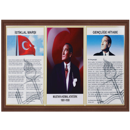 Panda Milli Levha 3 LÜ Mdf Çerceve 45x90 MM PAN424 resmi