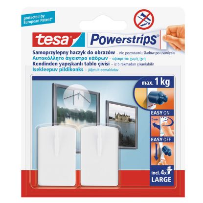 Tesa Resim Askısı İz Bırakmadan Sökülebilir 58031 resmi