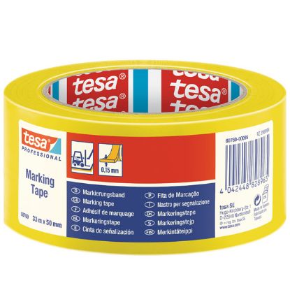 Tesa İkaz Bandı Yer İşaretleme Sarı 33x50 60760-00095-15 resmi