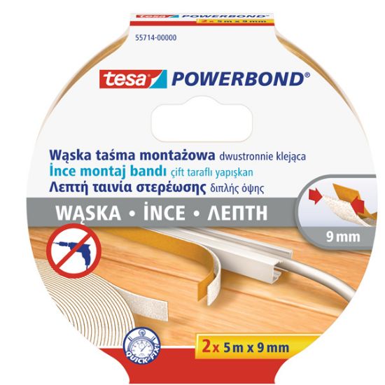 Tesa Montaj Bandı Köpük Powerbond Slim 5x18 55714-00000-03 resmi
