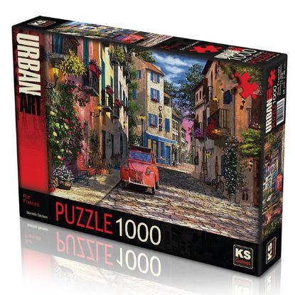 Ks Games Puzzle 1000 Parça Rue Francais/Dominic Davison 11358 resmi