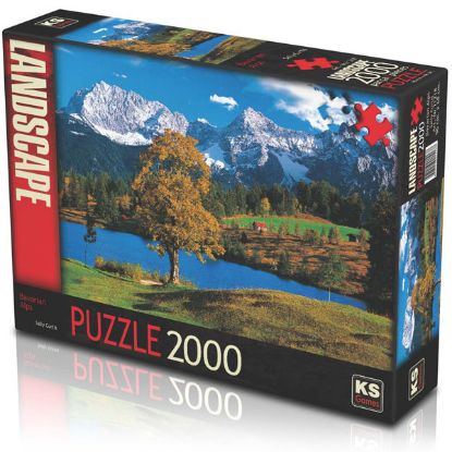 Ks Games Puzzle 2000 Parça Bavarian-Alps 11218 resmi