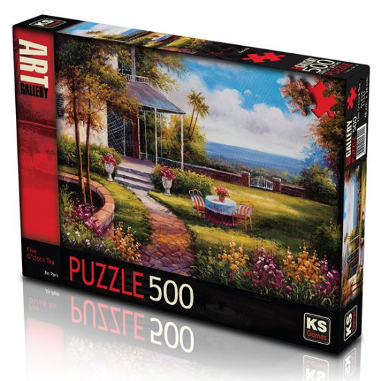 Ks Games Puzzle 500 Parça Fıve O Clock Tea 11344 resmi