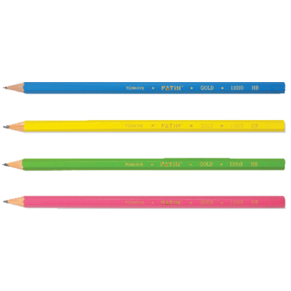 Fatih Kurşun Kalem Mercanlı Gold HB 11010 (144 Adet) resmi