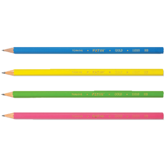 Fatih Kurşun Kalem Mercanlı Gold HB 11010 (144 Adet) resmi
