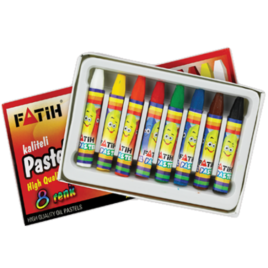Fatih Pastel Boya 8 Renk King Size resmi