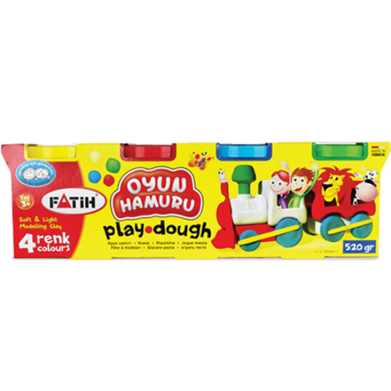 Fatih Oyun Hamuru 520 GR 4 Renk 50061 resmi