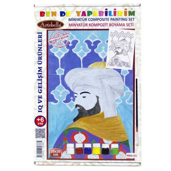 Artebella Minyatür Kompozit Boyama 20x30 CM MBS-03 resmi