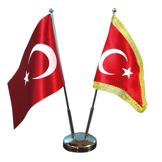 Vatan Bayrak Direği Çiftli Nikel VT302 (4 Adet) resmi