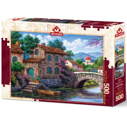 Art Puzzle 500 Parça Çiçekli Kanal 5070 resmi