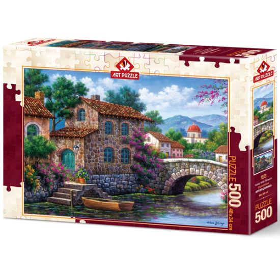 Art Puzzle 500 Parça Çiçekli Kanal 5070 resmi