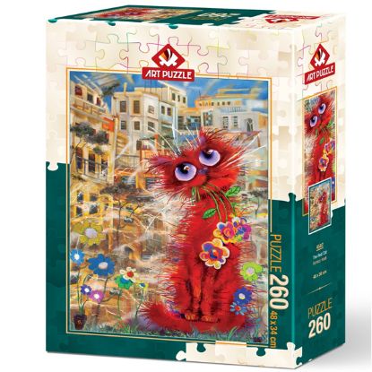 Art Puzzle 260 Parça Kırmızı Kedi 4582 resmi