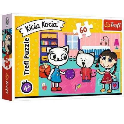 Trefl Puzzle 60 Parça Kıttykıt Wıth Frıends Kicia Kocia 33x22 Cm17343 resmi