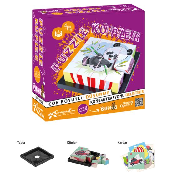 Çekirdek Zeka Puzzle Küpler resmi