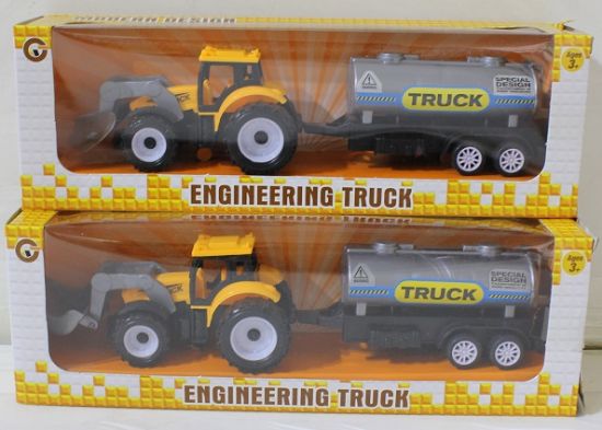 Canem Oyuncak Çekbırak İş Makinesi Traktörleri Kutulu 9985-4A resmi