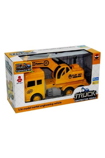 Canem Kut.Sürtmeli Sesli Işıklı Kamyon Ve Kepçe 24 998-44B resmi