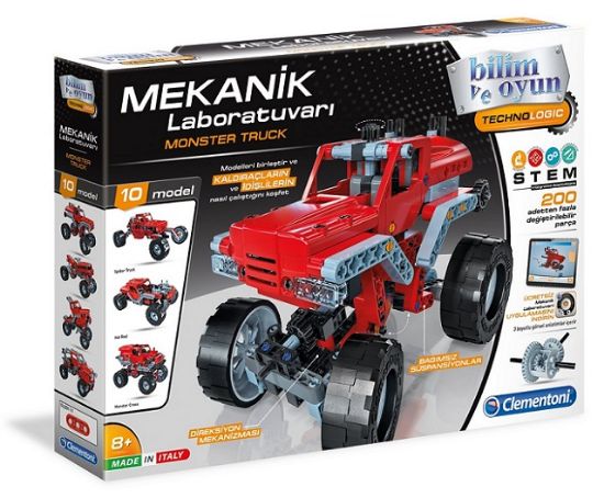 Clementoni Mekanik Laboratuvar Canavar Kamyonlar 64438 resmi