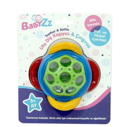 Enfal Babyzz Ufo Diş Kaşıyıcı & Çıngırak BYZ-30800 resmi