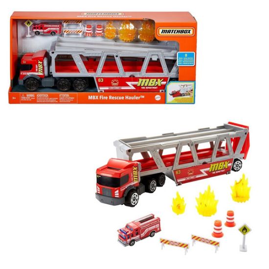 Matchbox Taşıyıcı İtfaiye Aracı Oyun Seti resmi