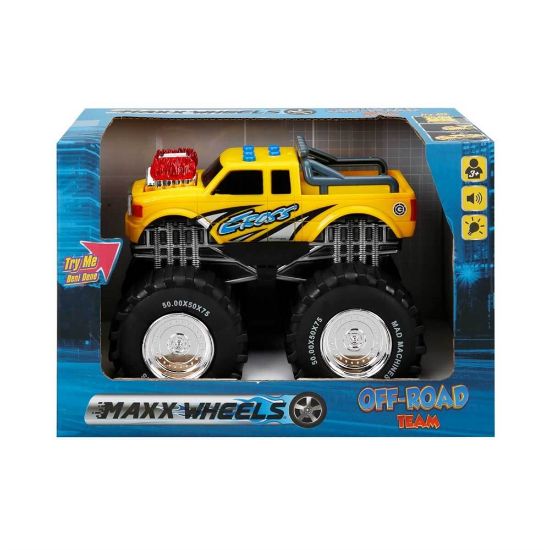 Sunman Maxx Wheels Sesli Ve Işıklı Araba Off-Road Team S01034000 resmi