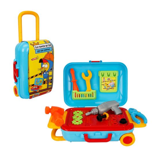 Sunman Kral Şakir Çekçekli Tamir Seti 15 Parça  resmi