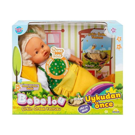 Sunman Bebelou Uykudan Önce Dolgu Masal Anlatan Bebek Çirkin Ördek Yavrusu 40 Cm. resmi