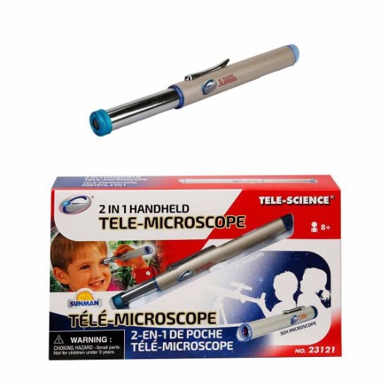 Sunman Oyuncak Bilim Kalem Tipi Tele-Mikroskop Set 2 In 1 Portatif 23121 resmi